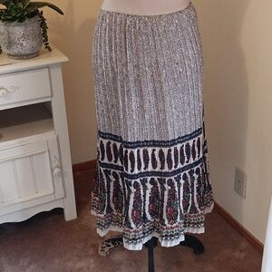 Andi And James Crinkly Boho Skirt